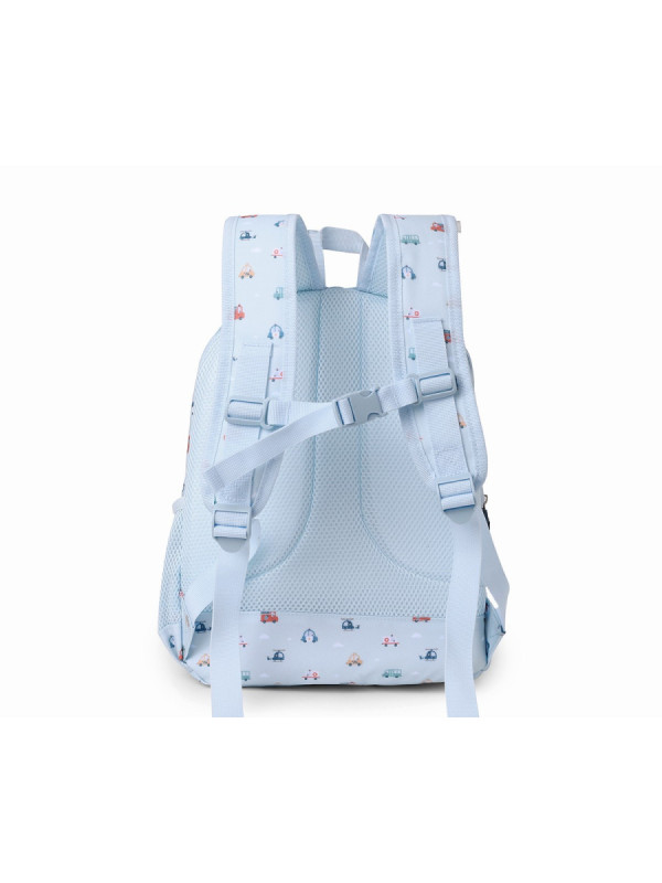 Mochila Mediana City Cars + Llavero 