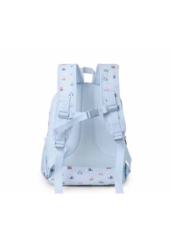 Mochila Mediana City Cars + Llavero 