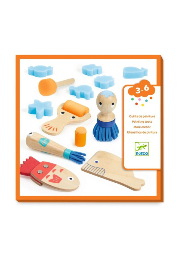Caja accesorios para pintar DJECO