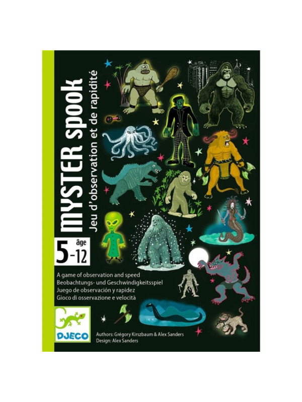 Cartas Myster spook DJECO
