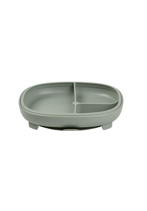 Plato 2 en 1 con ventosa y compatimentos extraíbles B.Box - Sage