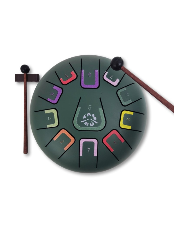 Tambú 8" 11notas - Verde Jungla mate