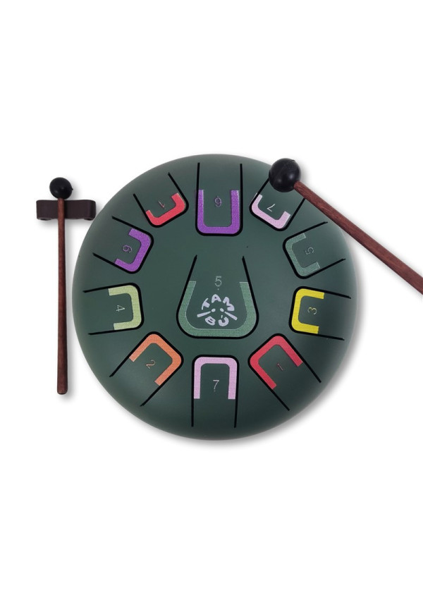 Tambú 8" 11notas - Verde Jungla mate