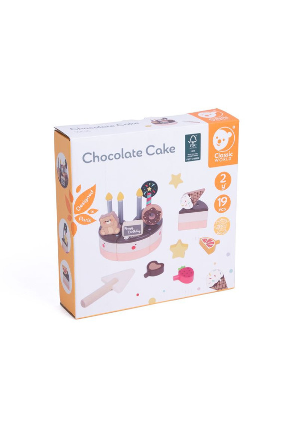 Pastel de chocolate CLASSIC WORLD
