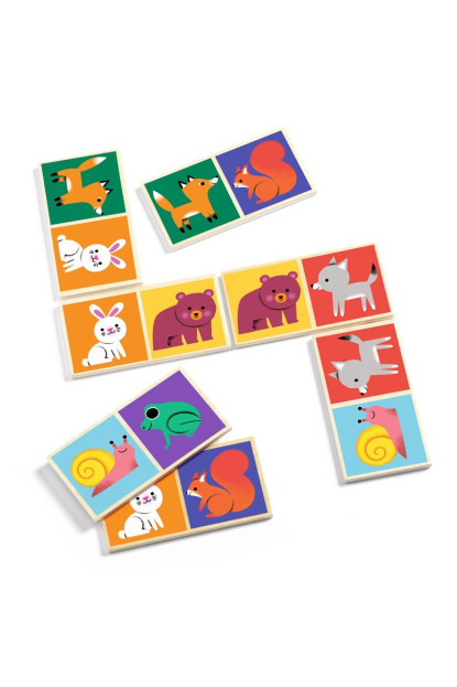 Juegos educativos Domino Wood