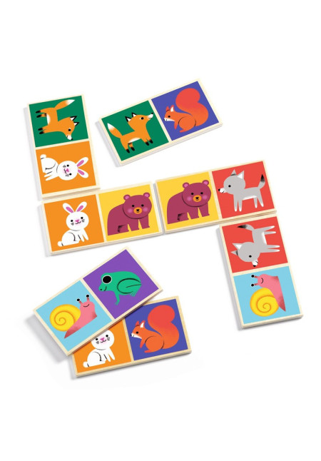 Juegos educativos Domino Wood
