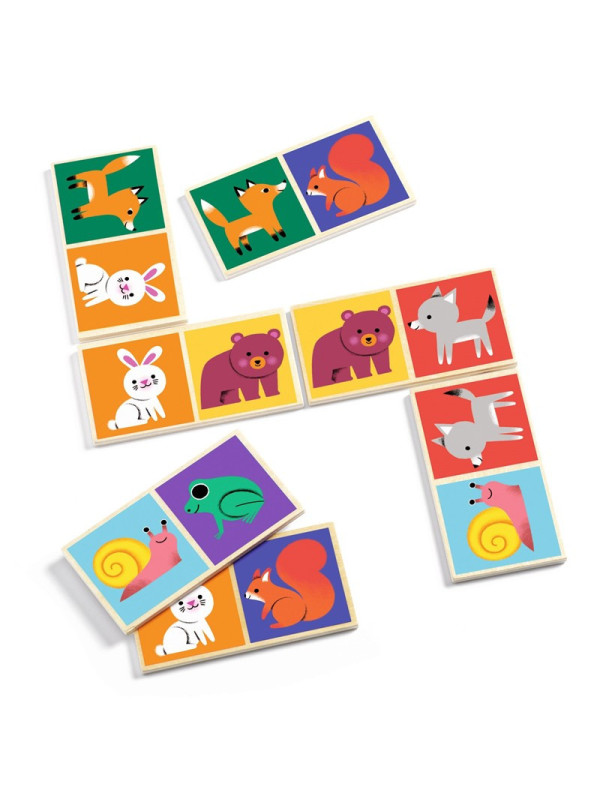 Juegos educativos Domino Wood