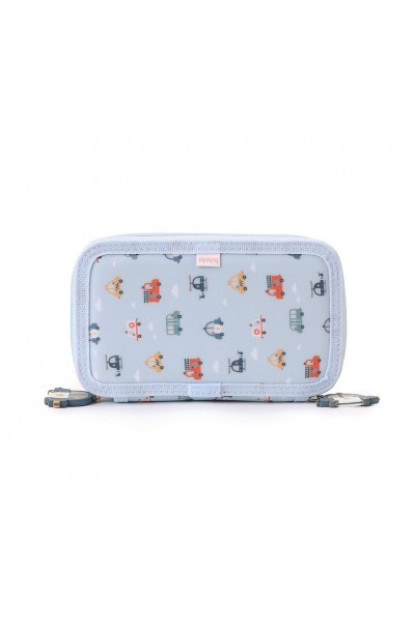 Estuche Plumier Doble City Cars