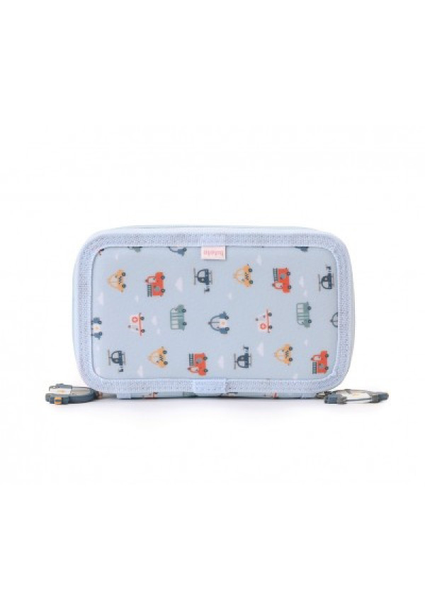 Estuche Plumier Doble City Cars