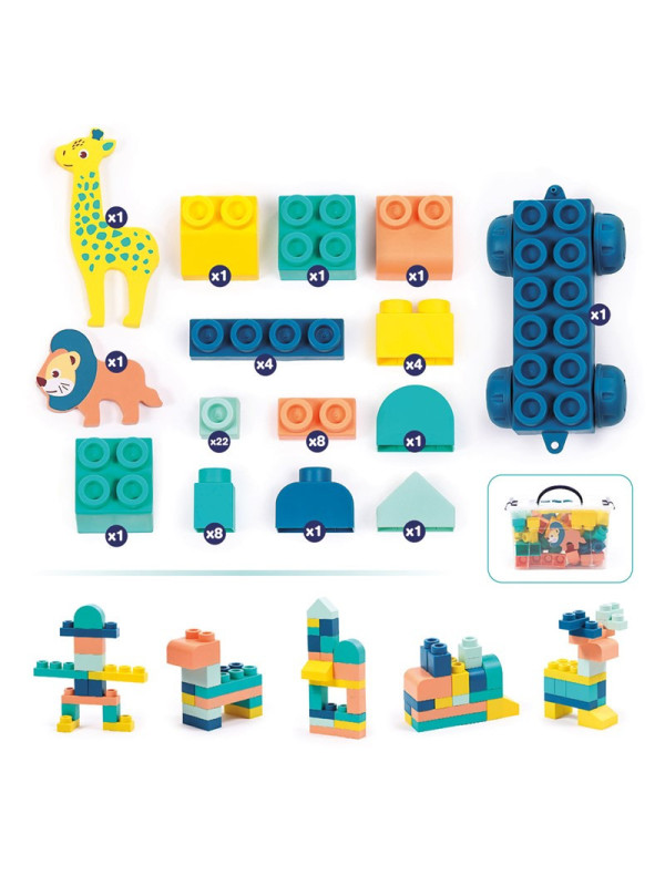 Ludi Briqui mis primeras construcciones
