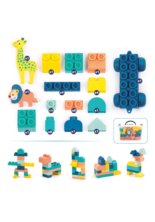 Ludi Briqui mis primeras construcciones