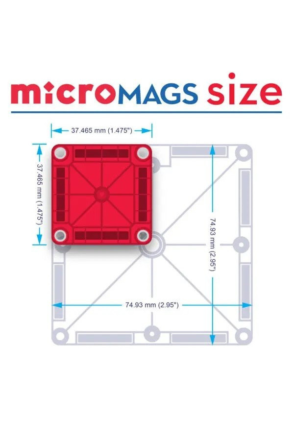 Magna-Tiles microMAGS TRAVEL SET MAGNATILES