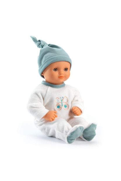  Pomea Muñeca Neige ojos marrones DJECO