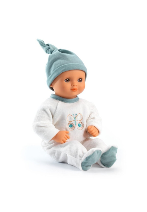  Pomea Muñeca Neige ojos marrones DJECO