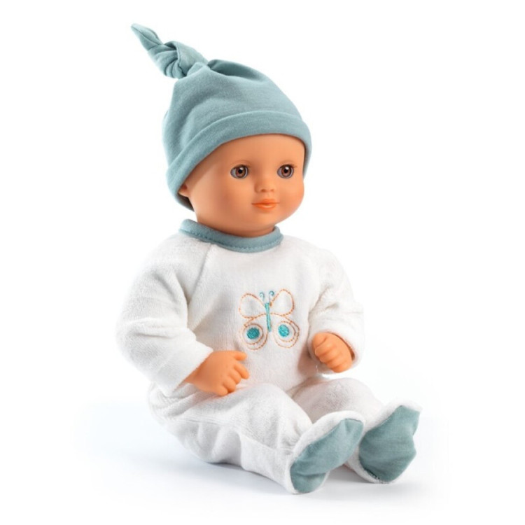  Pomea Muñeca Neige ojos marrones DJECO
