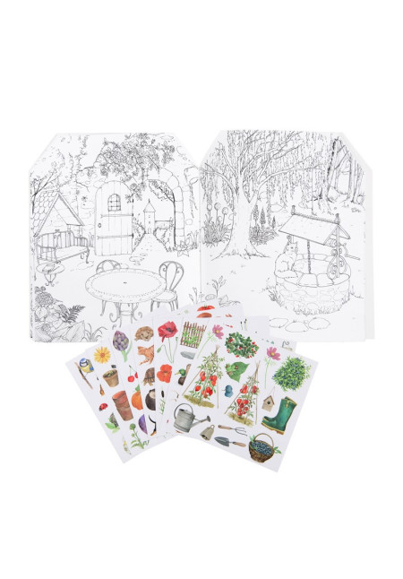 Cuaderno pegatinas El Jardinero MOULIN ROTY