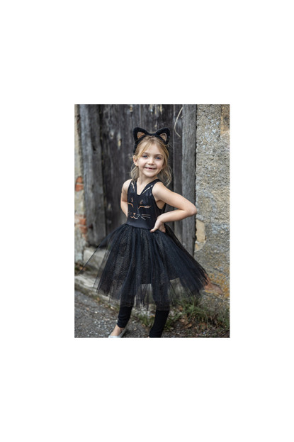 Vestido de gata con diadema TALLA 5-6 GREAT PRETENDERS