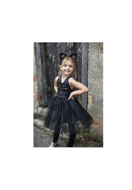 Vestido de gata con diadema TALLA 5-6 GREAT PRETENDERS