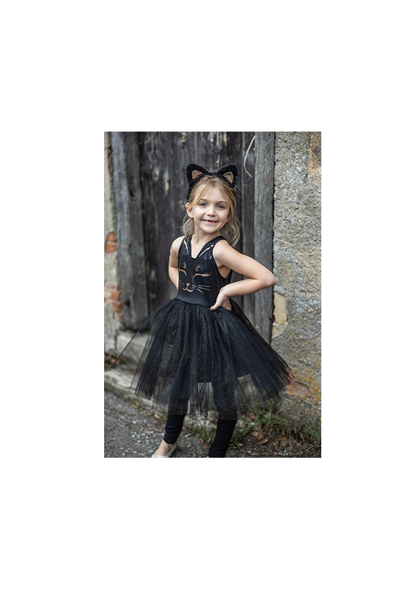 Vestido de gata con diadema TALLA 5-6 GREAT PRETENDERS