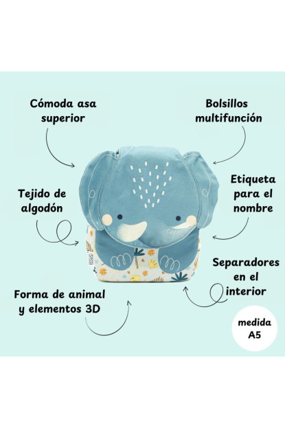 Mini Mochila Elefante SASSI