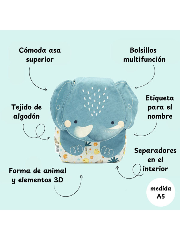 Mini Mochila Elefante SASSI