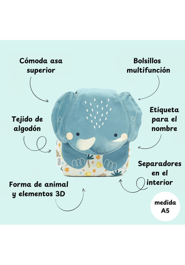 Mini Mochila Elefante SASSI
