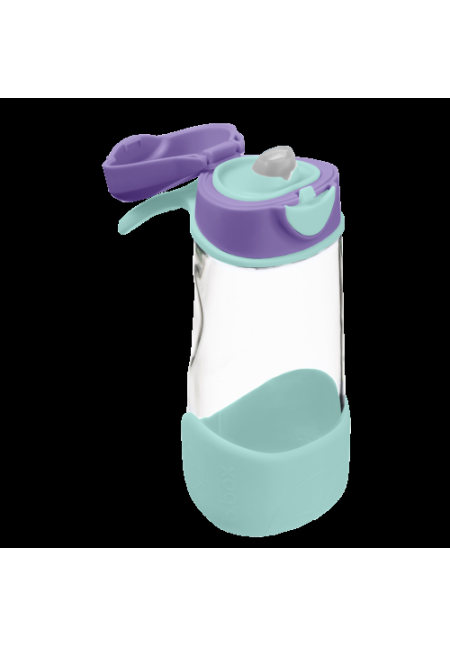 Botella tritán con pajita 450ml B.Box - Lilac Pop