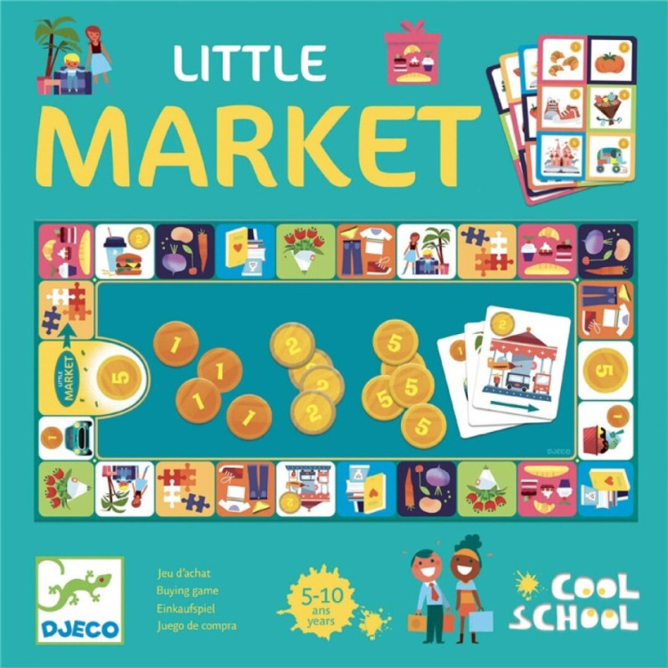 Juego Cool School Little market DJECO