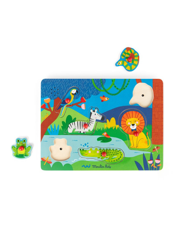 Puzzle sonoro animales MOULIN ROTY