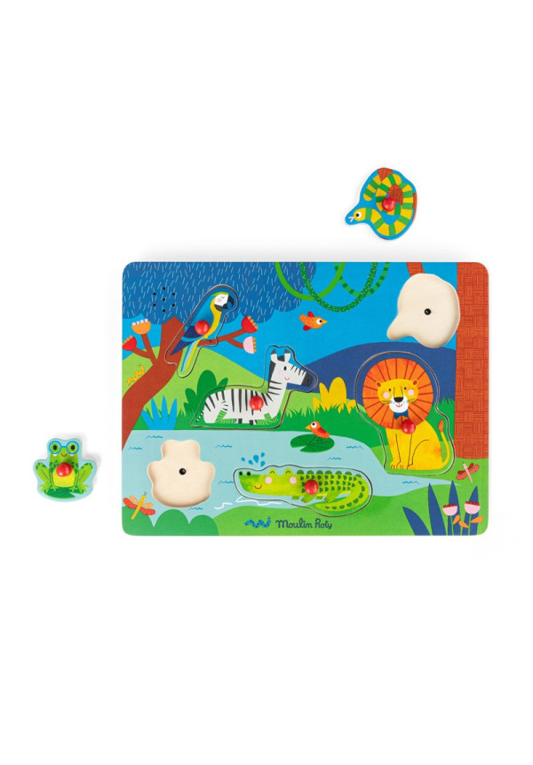 Puzzle sonoro animales MOULIN ROTY