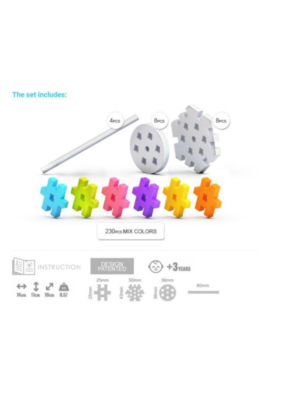 MELI Basic Constructor Travel Box 250pcs