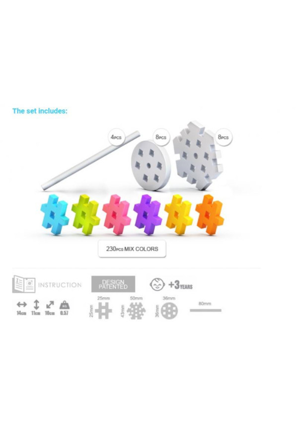 MELI Basic Constructor Travel Box 250pcs