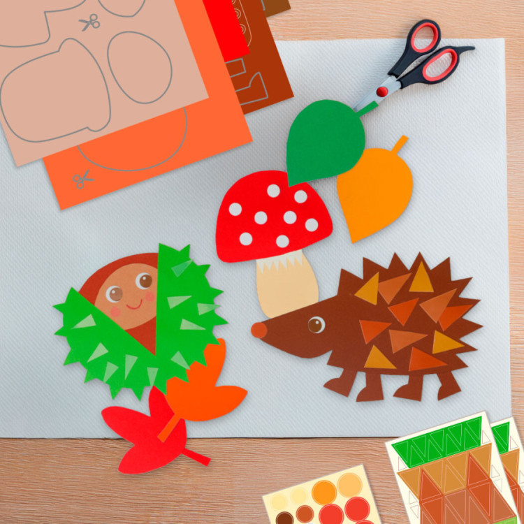 Set Creativo - Aprender a Cortar Amigos de las Castañas HABA