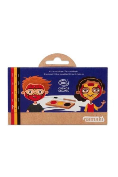 KIT MAQUILLAJE 3 COLORES Ninja & Superheroe NAMAKI
