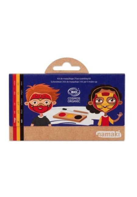 KIT MAQUILLAJE 3 COLORES Ninja & Superheroe NAMAKI