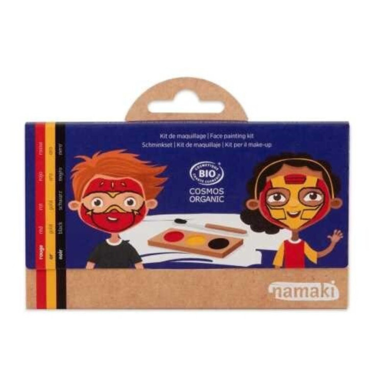 KIT MAQUILLAJE 3 COLORES Ninja & Superheroe NAMAKI