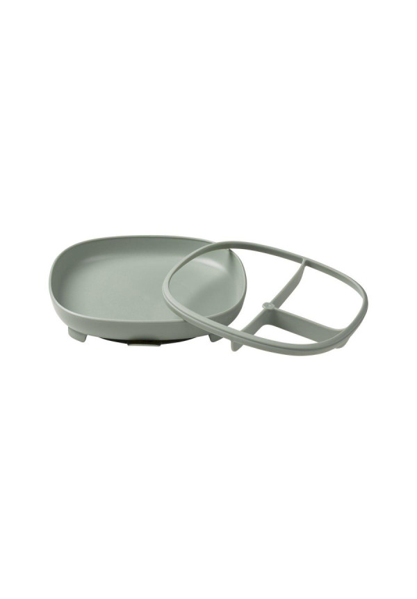 Plato 2 en 1 con ventosa y compatimentos extraíbles B.Box - Sage