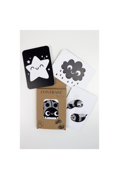 Cartas de contrastes para bebés