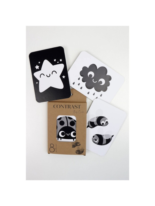 Cartas de contrastes para bebés