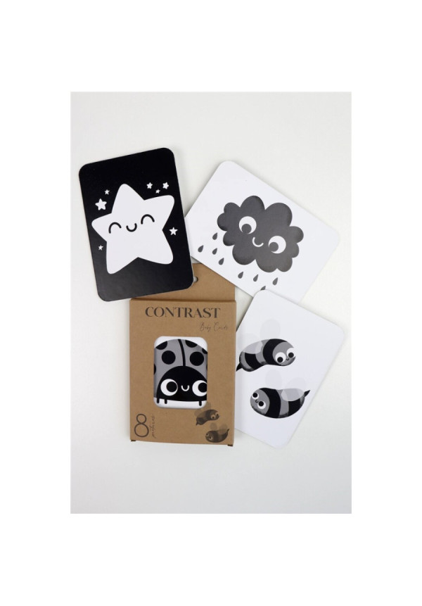 Cartas de contrastes para bebés