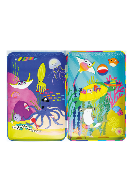 ESTUCHE METALICO JUEGO MEGNETICO OCEAN FLOSS&ROCK 