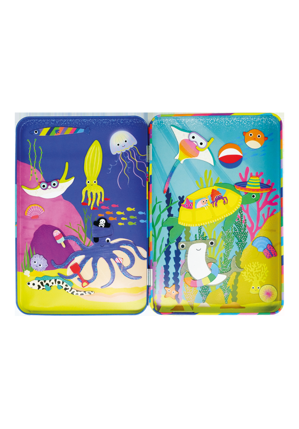 ESTUCHE METALICO JUEGO MEGNETICO OCEAN FLOSS&ROCK 
