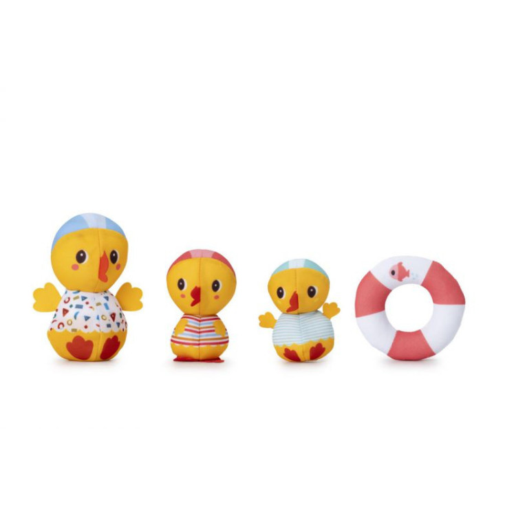TRES PATOS JUNTO AL AGUA LILLIPUTIENS
