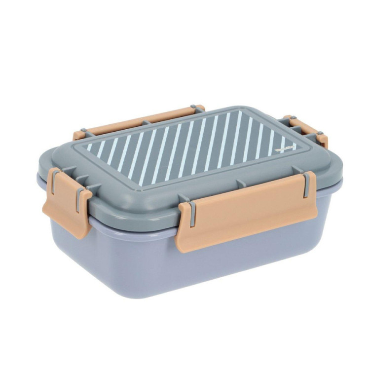 Caja Almuerzo Bento Stripes Blue Monnëka