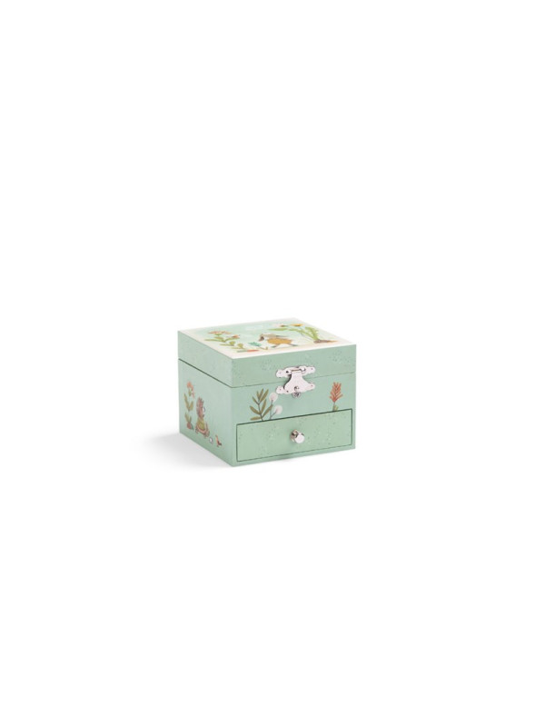 Caja de música cofre Petits Lapins MOULIN ROTY
