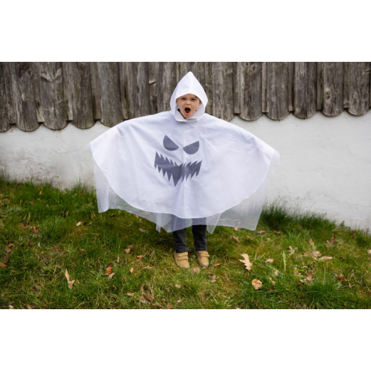 Spooky Ghost Poncho TALLA 12-24M GREAT PRETENDERS