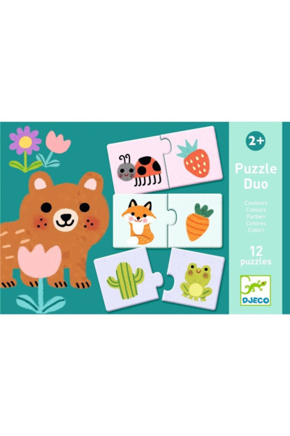 Educativos Puzzle dúo Colores DJECO