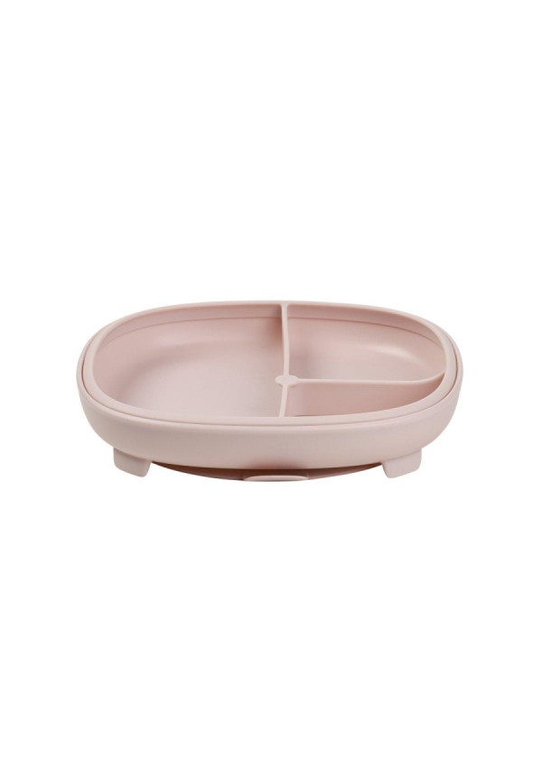 Plato 2 en 1 con ventosa y compatimentos extraíbles B.Box - Blush
