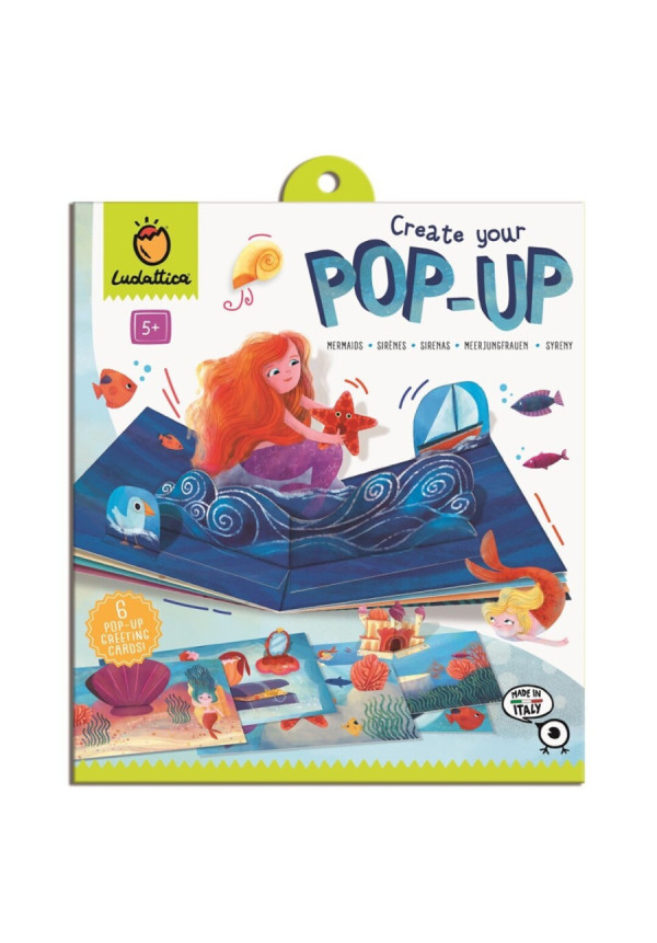 Crea tu Pop-up - Sirenas LUDATTICA