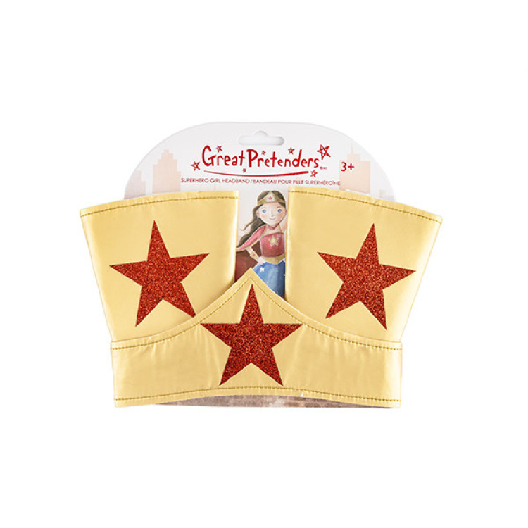 DIADEMA DORADA SUPER HEROINA GREAT PRETENDERS